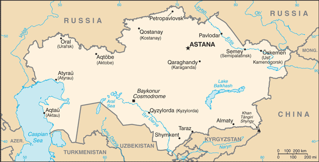 kazakhstan carte